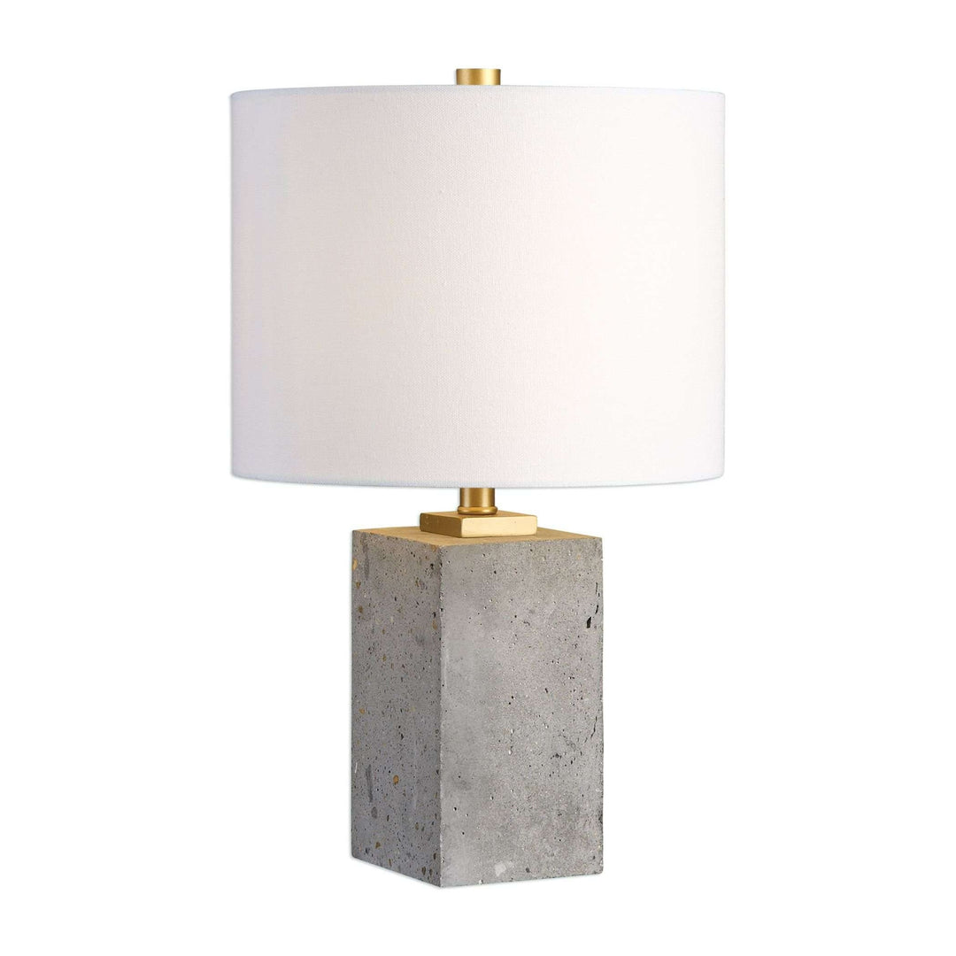 Drexel Concrete Block Lamp-Uttermost-UTTM-29237-1-Table Lamps-1-France and Son