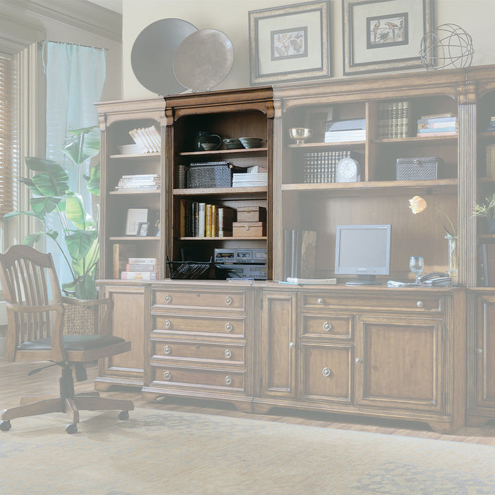 Brookhaven Modular Wall System-Hooker-HOOKER-281-10-417-Bookcases & Cabinets32'' Open Hutch-7-France and Son