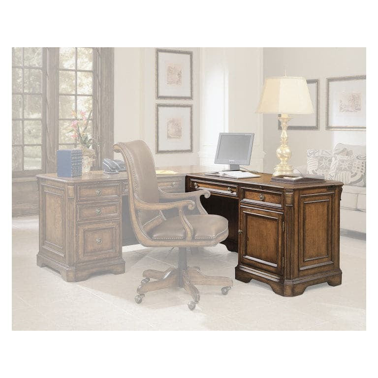 Brookhaven Executive-Hooker-HOOKER-281-10-473-DesksRight Pedestal Return-4-France and Son