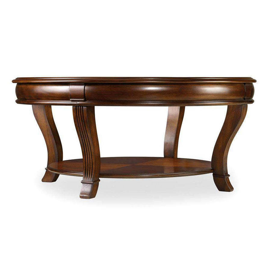 Brookhaven Round Cocktail Table-Hooker-HOOKER-281-80-111-Coffee Tables-1-France and Son