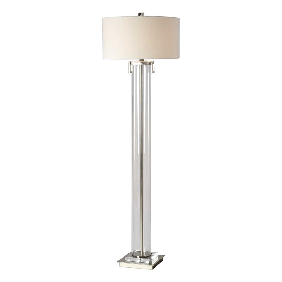 Monette Tall Cylinder Floor Lamp-Uttermost-UTTM-28160-Floor Lamps-1-France and Son