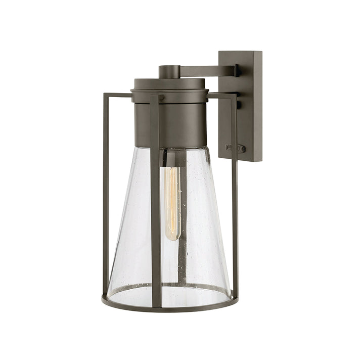 Outdoor Refinery Wall Sconce-Hinkley Lighting-HINKLEY-2824BK-Outdoor LightingBlack-Small-4-France and Son