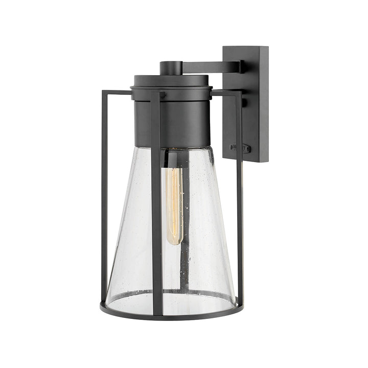 Outdoor Refinery Wall Sconce-Hinkley Lighting-HINKLEY-2825BK-Outdoor LightingBlack-Large-2-France and Son