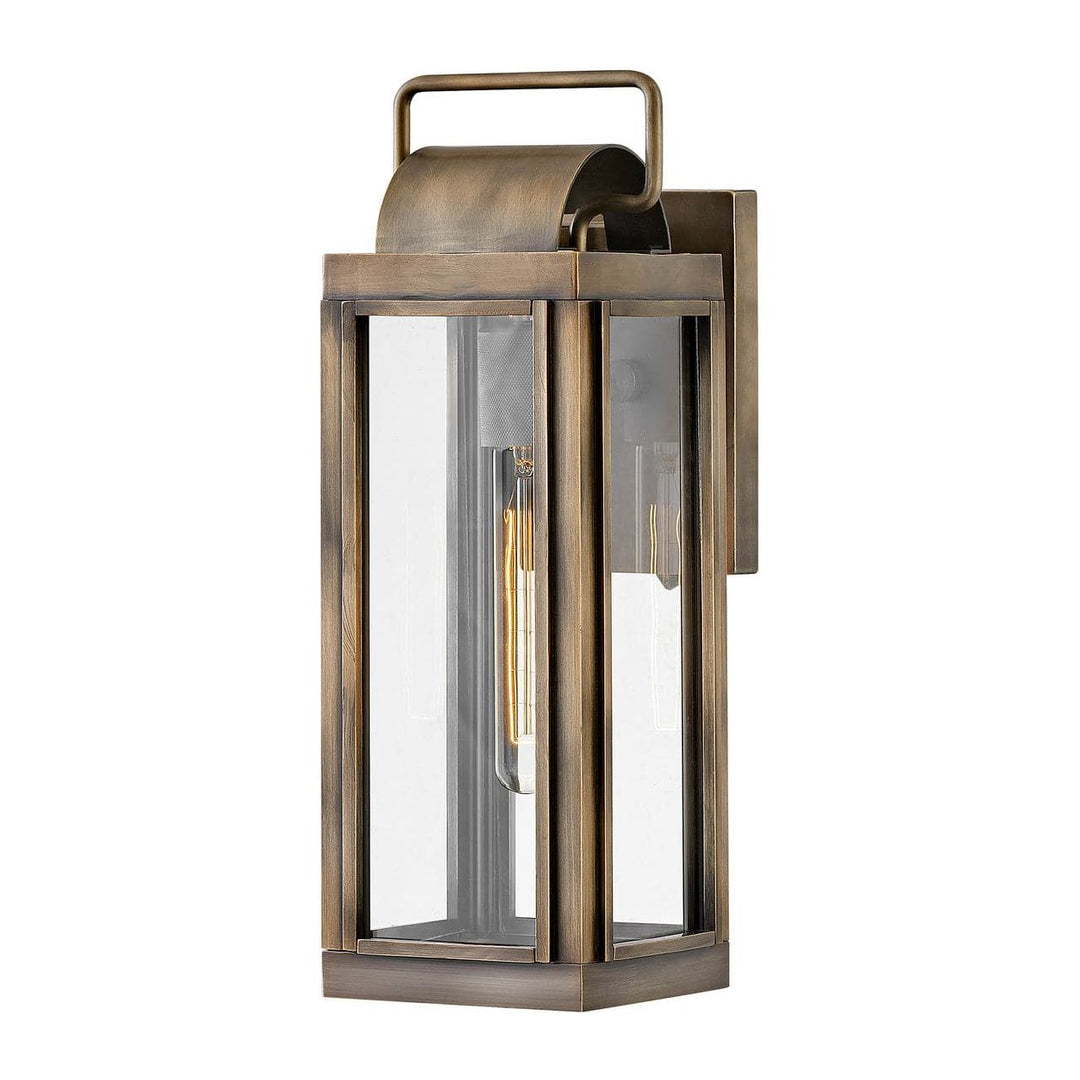 Outdoor Sag Harbor - Small Wall Mount Lantern-Hinkley Lighting-HINKLEY-2840BU-Outdoor Post LanternsNon LED-Burnished Bronze-3-France and Son