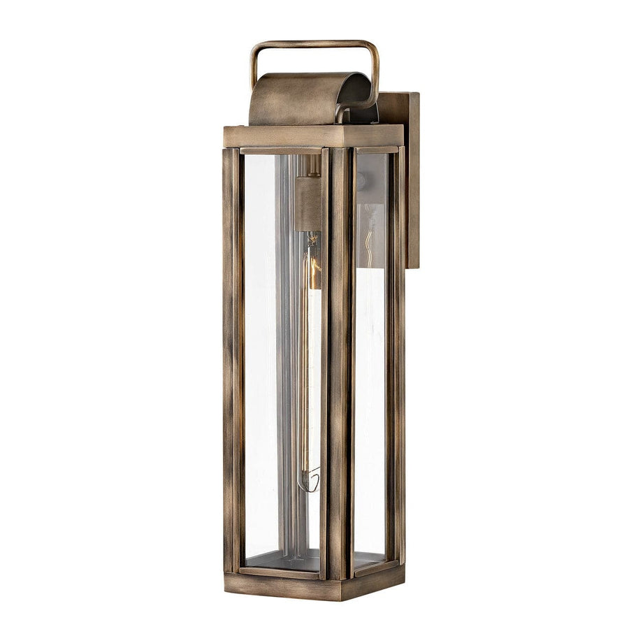 Outdoor Sag Harbor - Large Wall Mount Lantern-Hinkley Lighting-HINKLEY-2845BU-LL-Outdoor Post LanternsBurnished Bronze-With LED-1-France and Son