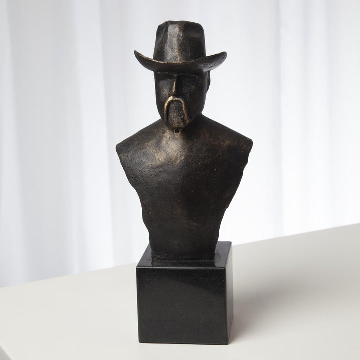 Hat Sculpture-Global Views-GVSA-8.82502-Decorative ObjectsCowboy-5-France and Son