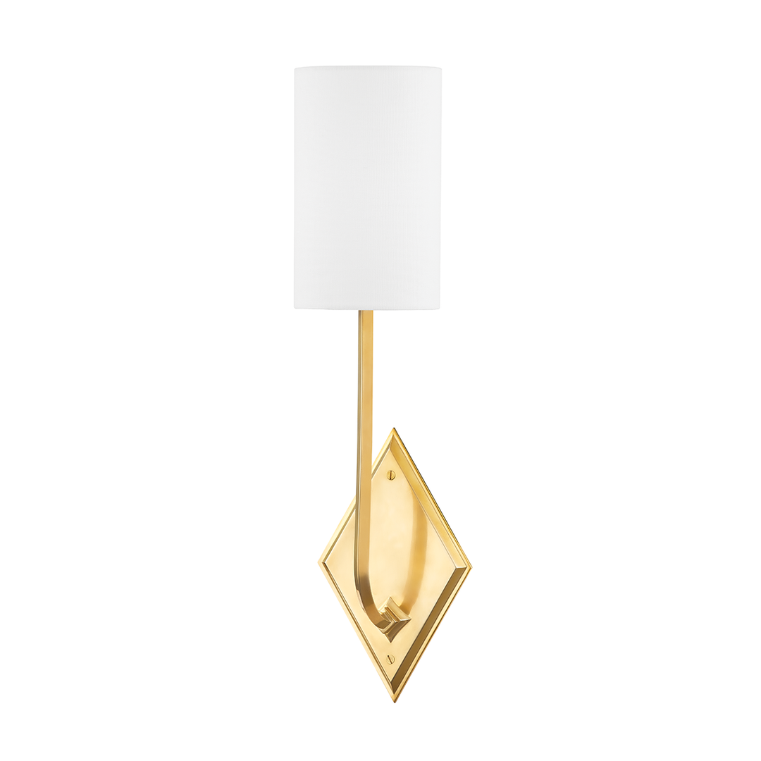 Eastern Point - 1 Light Wall Sconce-Hudson Valley-HVL-7061-AGB-Outdoor Wall SconcesAged Brass-1-France and Son