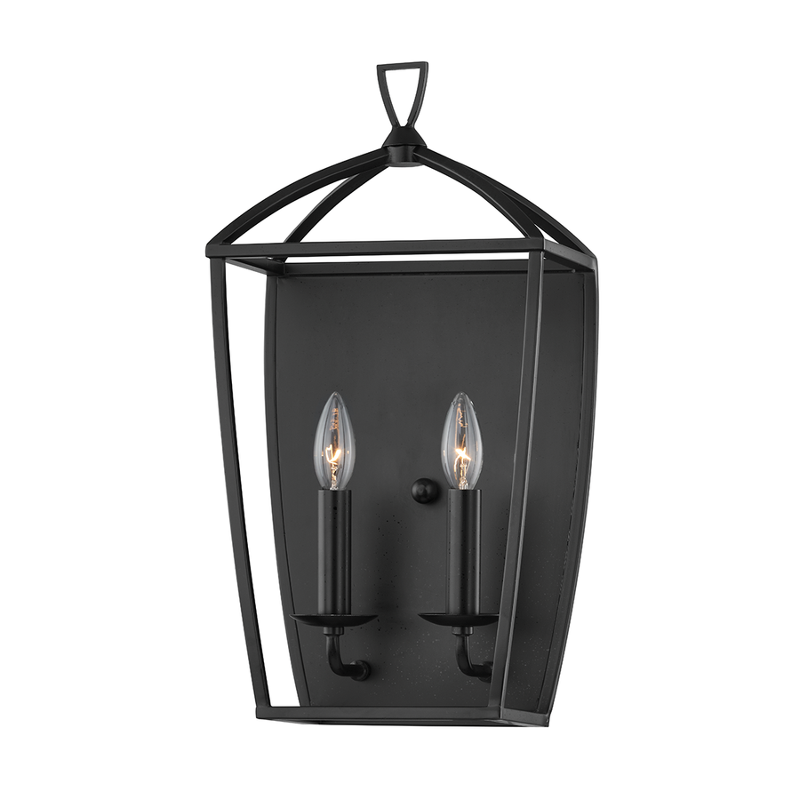 Bryant 2 Light Wall Sconce-Hudson Valley-HVL-8302-AI-Wall LightingAged Iron-1-France and Son