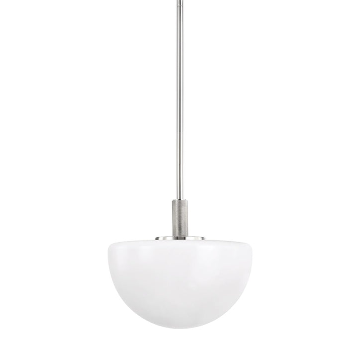 Lethbridge 1 Light Pendant-Hudson Valley-HVL-5913-PN-PendantsPolished Nickel-5-France and Son