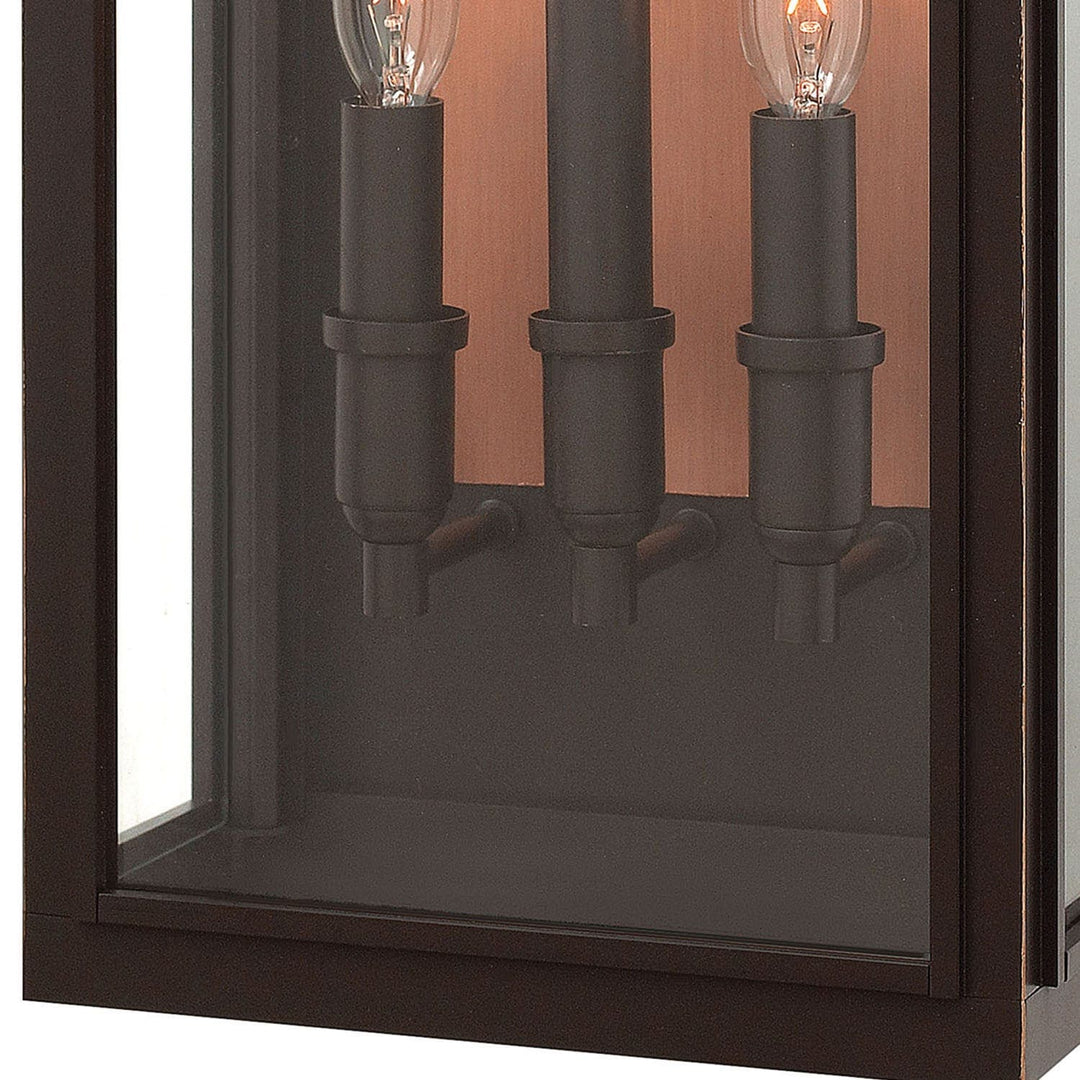 Sutcliffe Large Wall Mount Lantern-Hinkley Lighting-HINKLEY-2915OZ-Outdoor Post Lanterns-3-France and Son