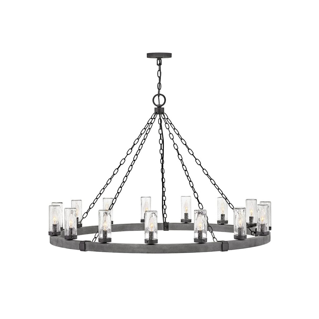 Sawyer Extra Large Single Tier-Hinkley Lighting-HINKLEY-29209DZ-LL-ChandeliersGrey-LED-1-France and Son