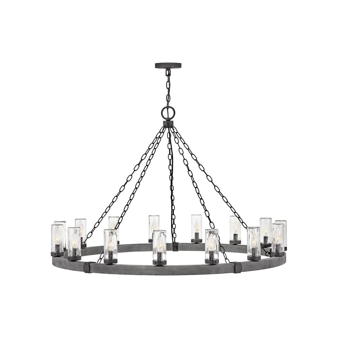 Sawyer Extra Large Single Tier-Hinkley Lighting-HINKLEY-29209DZ-ChandeliersGrey-NON-LED-4-France and Son