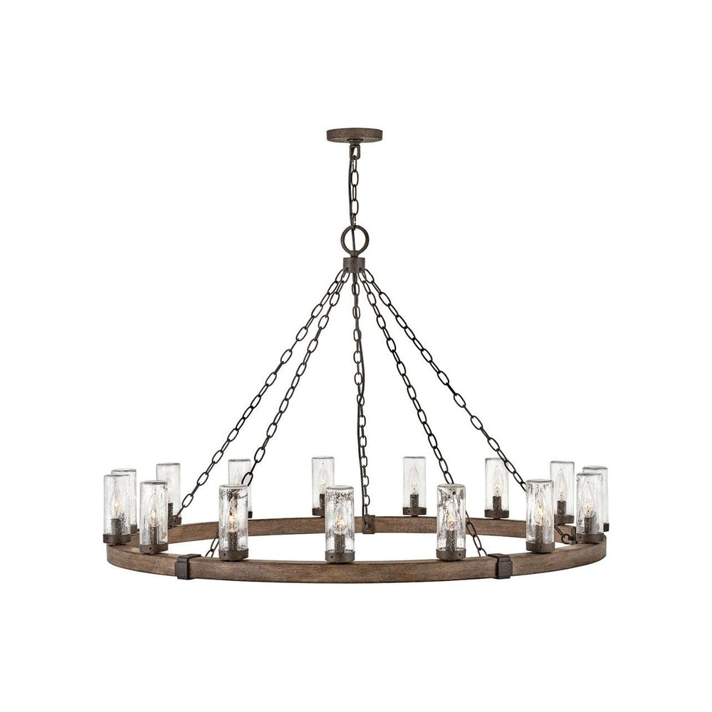 Sawyer Extra Large Single Tier-Hinkley Lighting-HINKLEY-29209SQ-LL-ChandeliersBrown-LED-2-France and Son