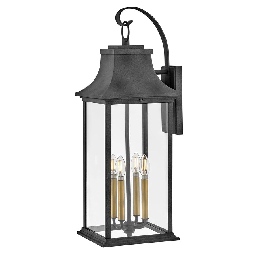 Outdoor Adair Extra Large Wall Mount Lantern-Hinkley Lighting-HINKLEY-2938DZ-LL-Outdoor Post LanternsLED-1-France and Son