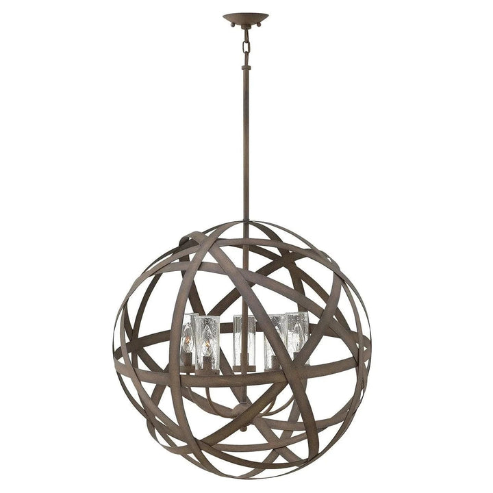 Outdoor Carson - Large Orb-Hinkley Lighting-HINKLEY-29705VI-LV-ChandeliersBrown-12V LED-1-France and Son