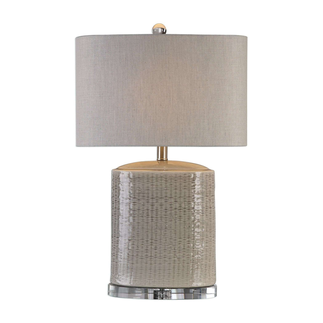 Modica Taupe Ceramic Lamp-Uttermost-UTTM-27231-1-Table Lamps-1-France and Son