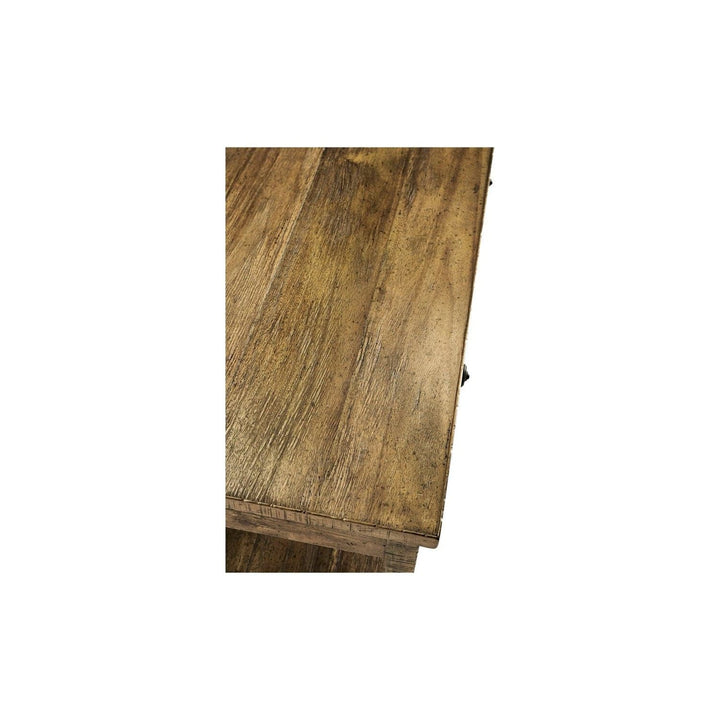 Square Coffee Table-Jonathan Charles-JCHARLES-491041-CFW-Coffee TablesCountry Walnut-8-France and Son