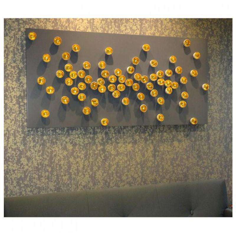 Seed Wall Play - Gold- Set Of 20-Gold Leaf Design Group-GOLDL-37816-G-Wall Art-4-France and Son