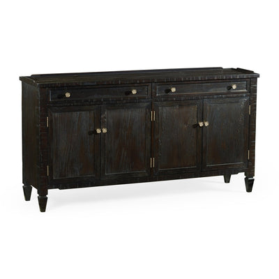 Four Door Sideboard-Jonathan Charles-JCHARLES-491025-CFW-Sideboards & CredenzasCountry Walnut-16-France and Son