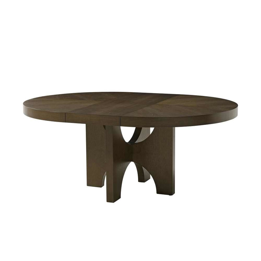 Catalina Extending Round Dining Table-Theodore Alexander-THEO-TA54026.C301-Dining Tables-1-France and Son