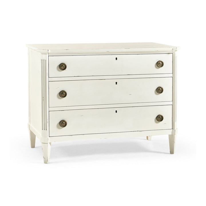 Aeon Swedish Drawer Chest-Jonathan Charles-JCHARLES-003-3-269-ATW-DressersPainted White-2-France and Son
