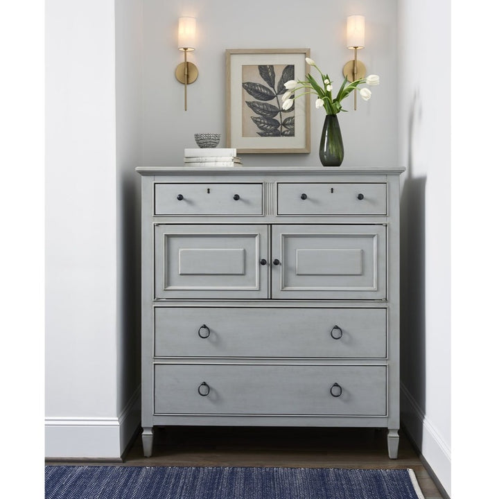 Summer Hill Collection - Dressing Chest-Universal Furniture-UNIV-987175-DressersCotton Cream-2-France and Son
