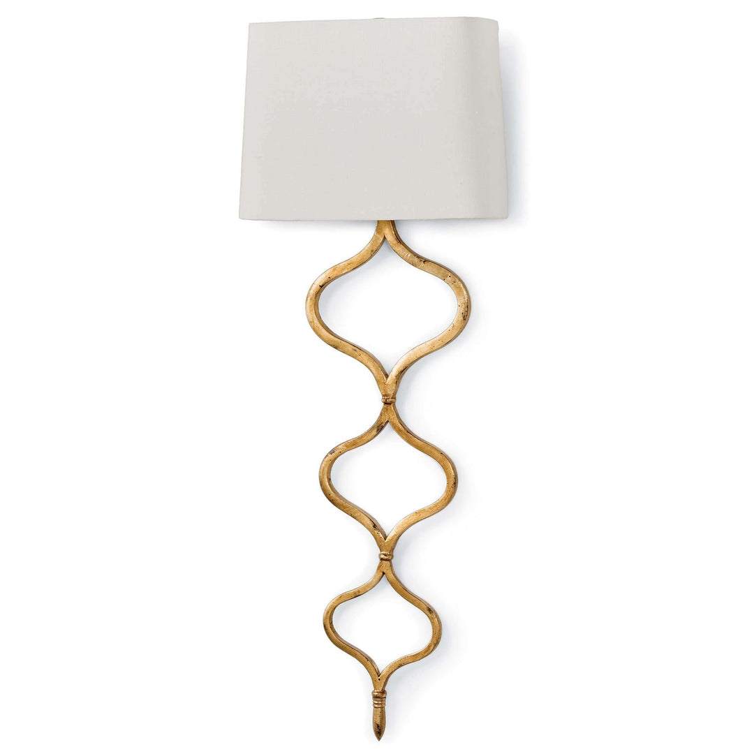 Sinuous Sconce (Gold Leaf)