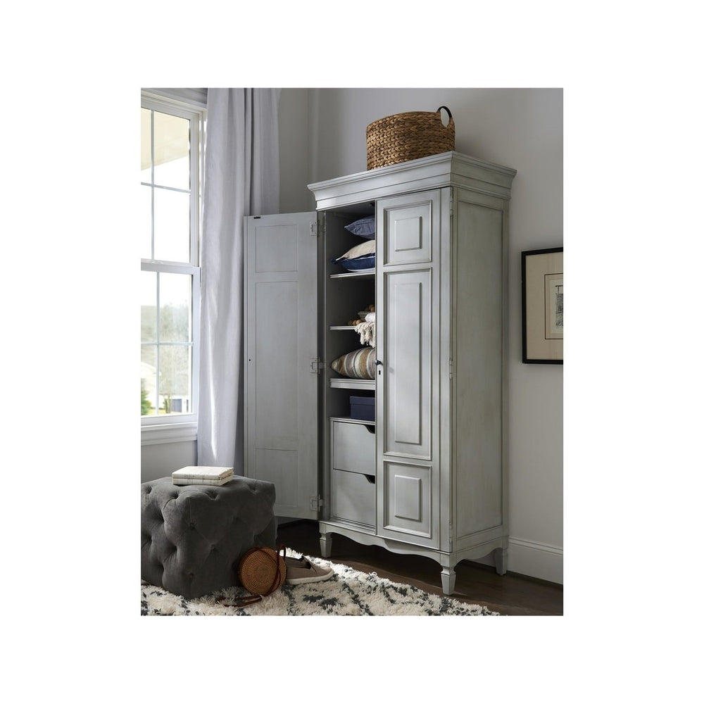 Summer Hill Collection - Tall Cabinet-Universal Furniture-UNIV-987160-Bookcases & CabinetsCotton Cream-2-France and Son