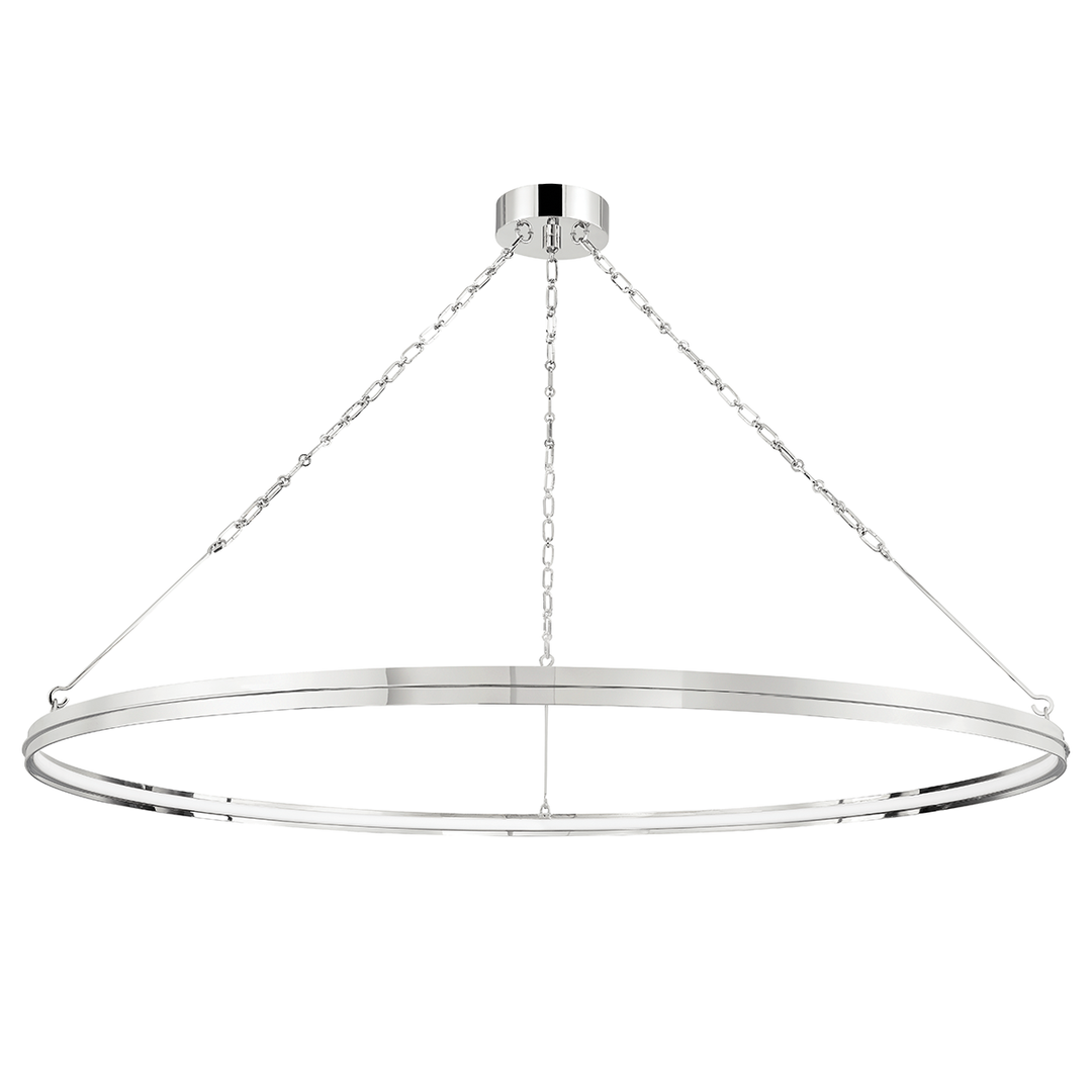 Rosendale Large Led Chandelier-Hudson Valley-HVL-7156-PN-ChandeliersPolished Nickel-3-France and Son