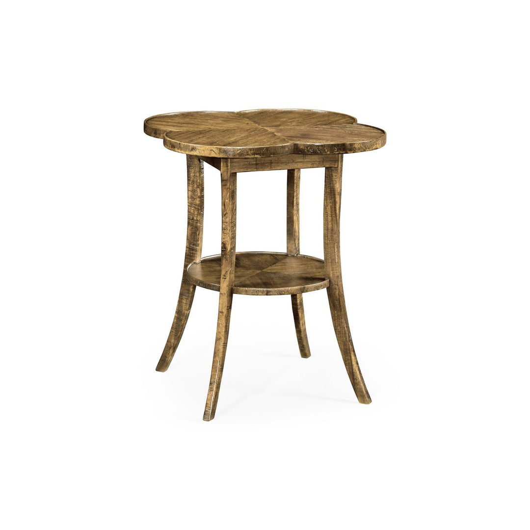 Quatrefoil Lamp Table-Jonathan Charles-JCHARLES-491043-DTM-Side TablesMedium Driftwood-7-France and Son