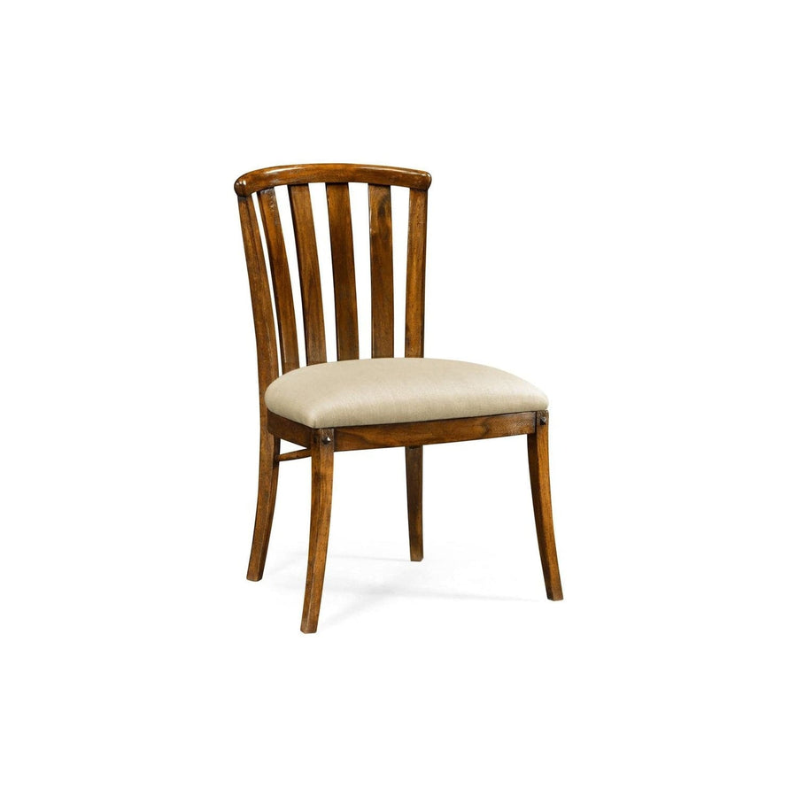 Casual Curved Back Side Chair-Jonathan Charles-JCHARLES-491047-SC-DTM-F400-Dining ChairsMedium Driftwood & Shambala-1-France and Son