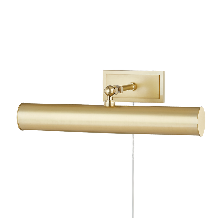 Holly 2 Light Picture Light With Plug-Mitzi-HVL-HL263202-AGB-Wall LightingAged Brass-1-France and Son