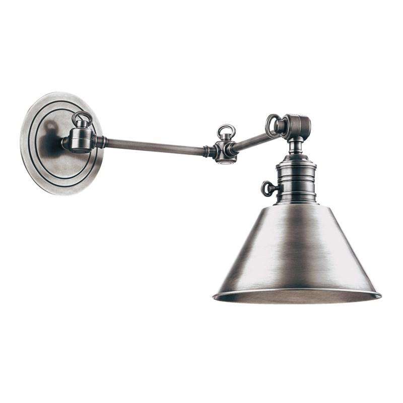 Garden City 1 Light Wall Sconce Polished Nickel-Hudson Valley-HVL-8322-PN-Wall Lighting-1-France and Son