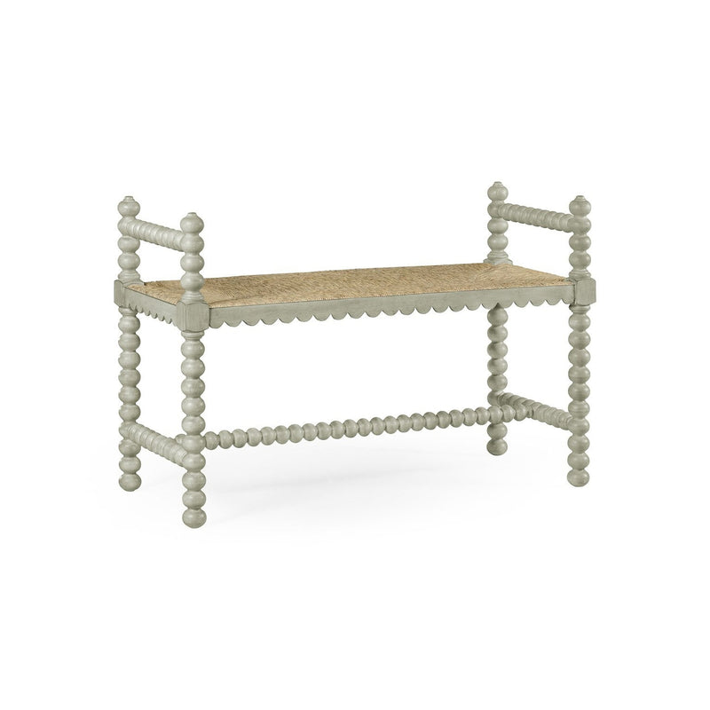 Bellingham Country Grey Bench-Jonathan Charles-JCHARLES-530008-CGR-BenchesSingle-3-France and Son