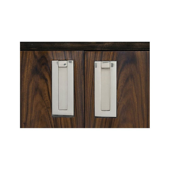 Campaign Style Dark Santos Rosewood Bedside Cabinet-Jonathan Charles-JCHARLES-500238-SAD-Nightstands-3-France and Son