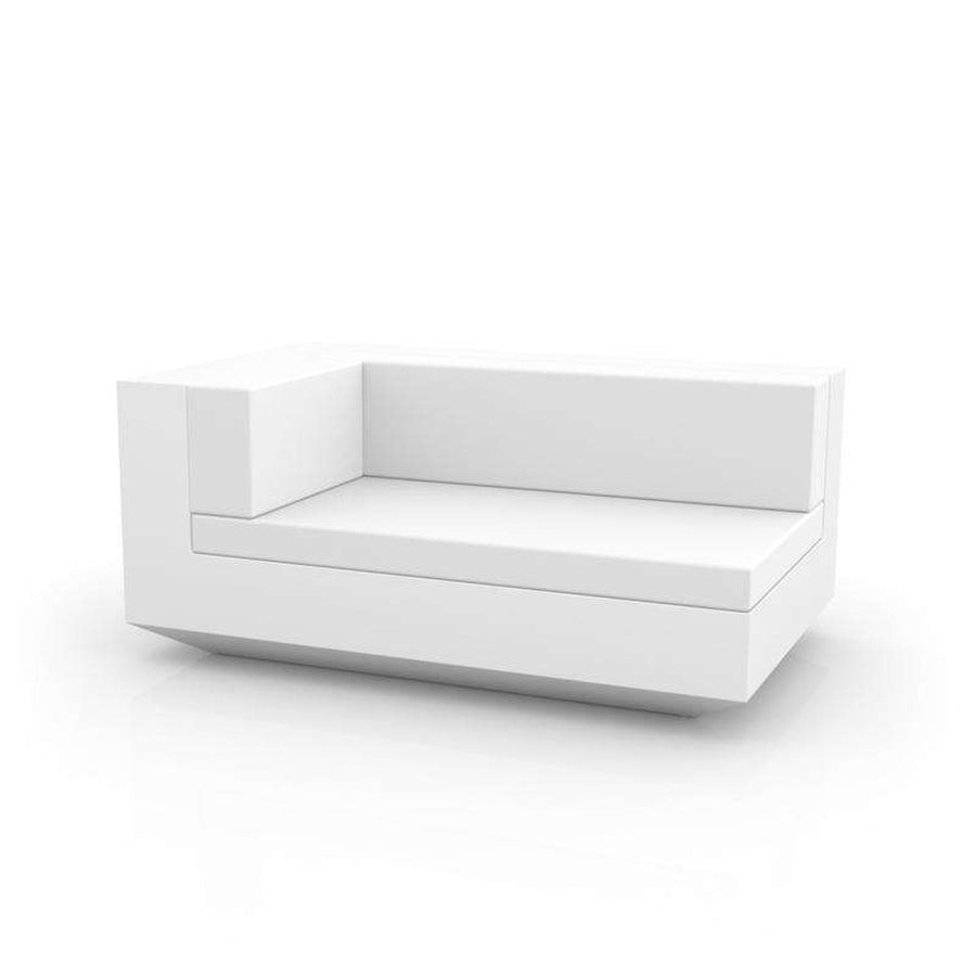 Vela Modular Sofa Left Arm LED By Vondom-Vondom-VONDOM-54079W-Outdoor ChaisesLED White-1-France and Son