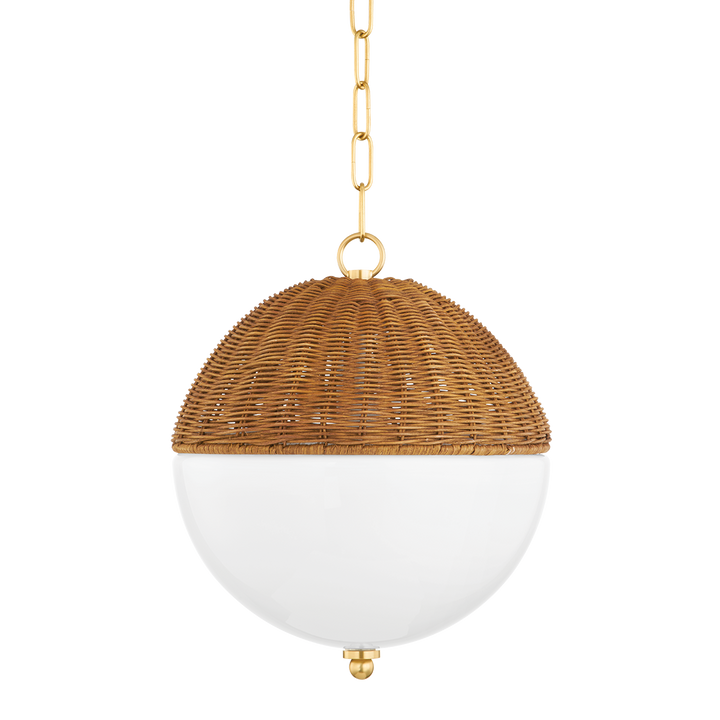 Summer 1 Light Pendant-Mitzi-HVL-H603701S-AGB-PendantsSmall-2-France and Son