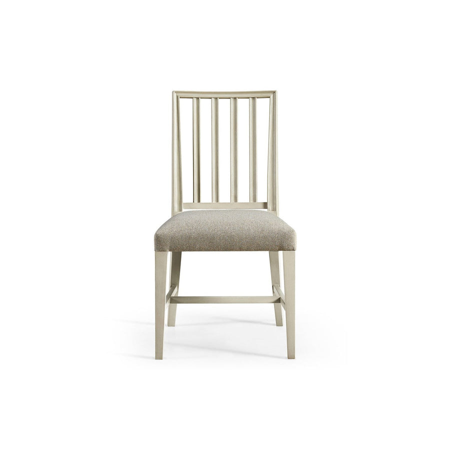 Umbra Swedish Side Chair-Jonathan Charles-JCHARLES-003-2-120-LMS-Dining ChairsLondon Mist-1-France and Son