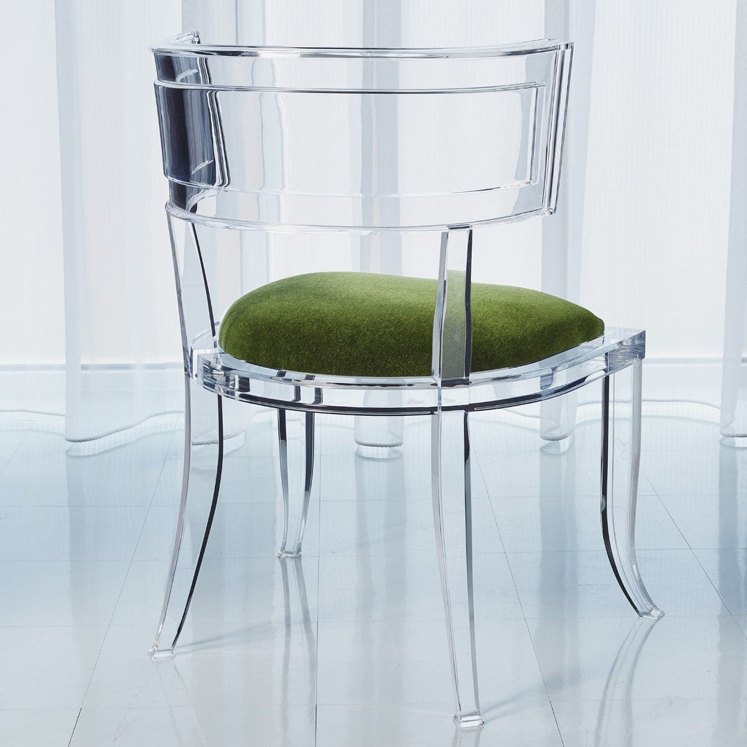 Klismos Acrylic Chair-Global Views-GVSA-3.31331-Dining ChairsBlack-12-France and Son