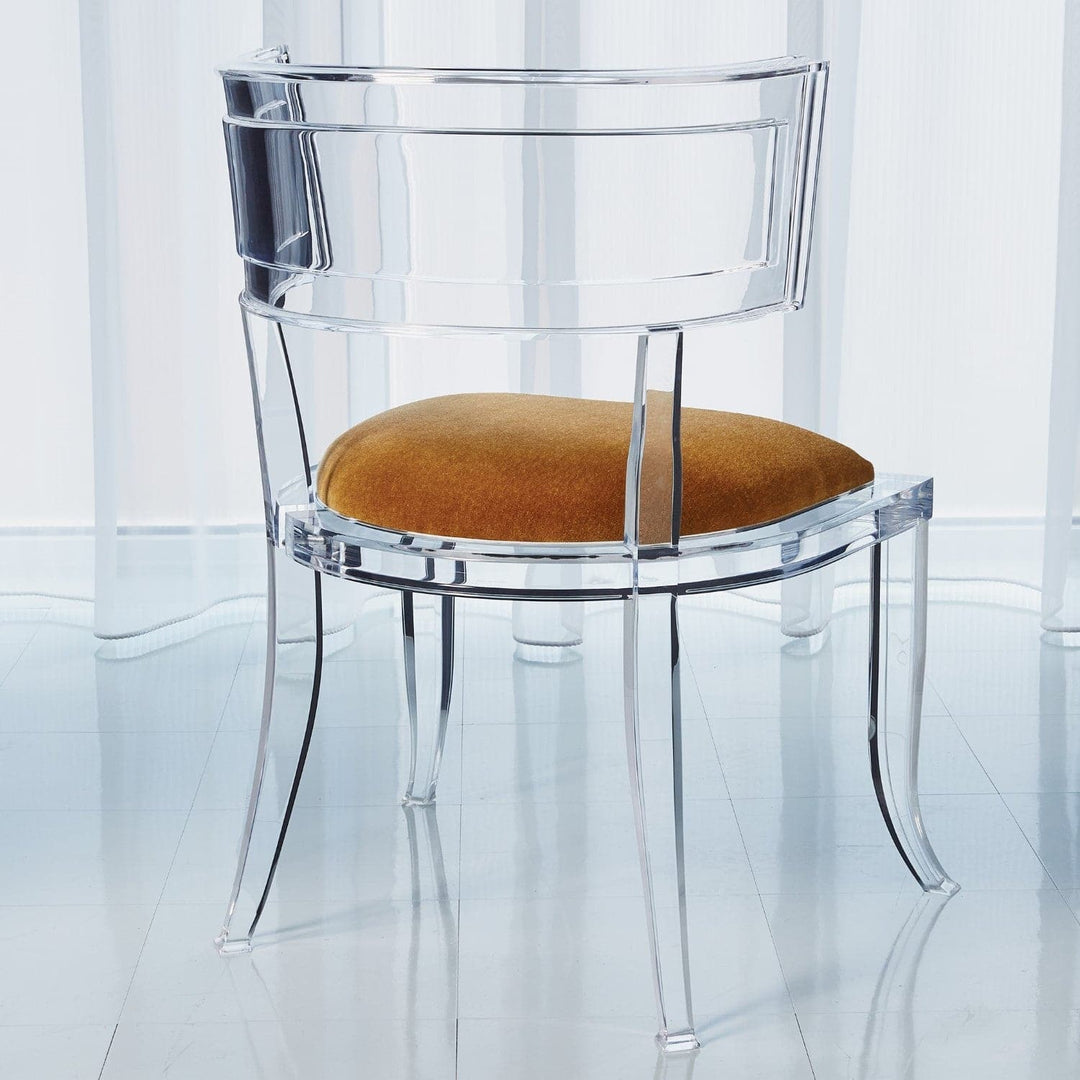 Klismos Acrylic Chair-Global Views-GVSA-3.31331-Dining ChairsBlack-16-France and Son