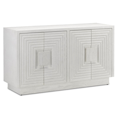 Morombe White Cabinet-Currey-CURY-3000-0151-Sideboards & Credenzas-1-France and Son