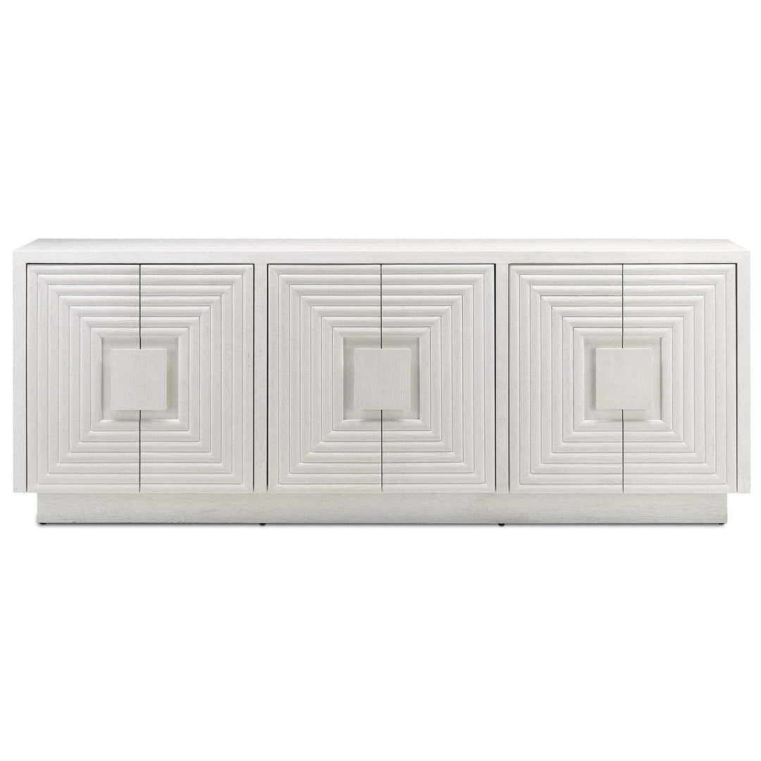 Morombe White Credenza-Currey-CURY-3000-0152-Sideboards & Credenzas-3-France and Son