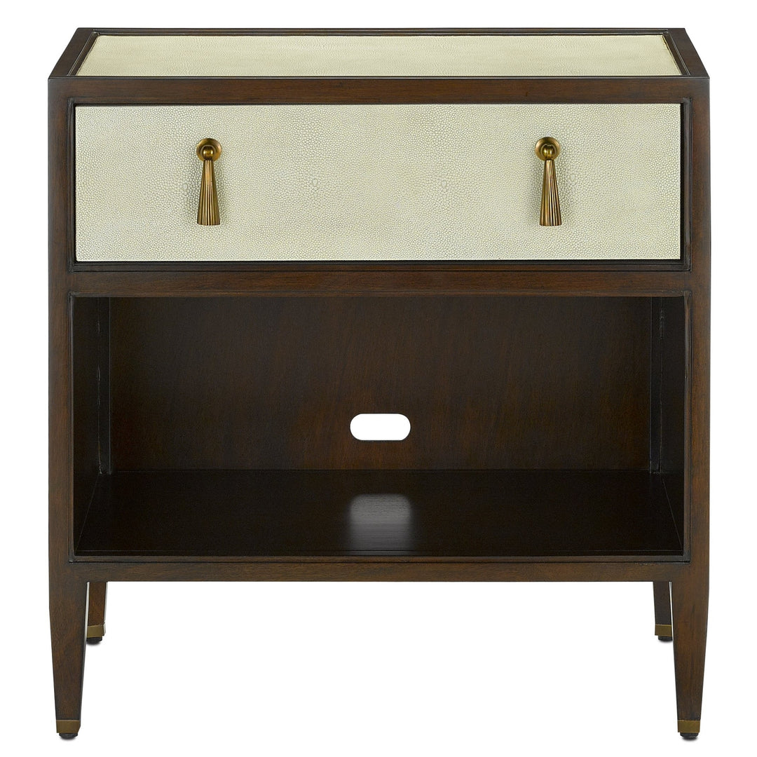 Evie Shagreen Nightstand-Currey-CURY-3000-0156-Nightstands-4-France and Son