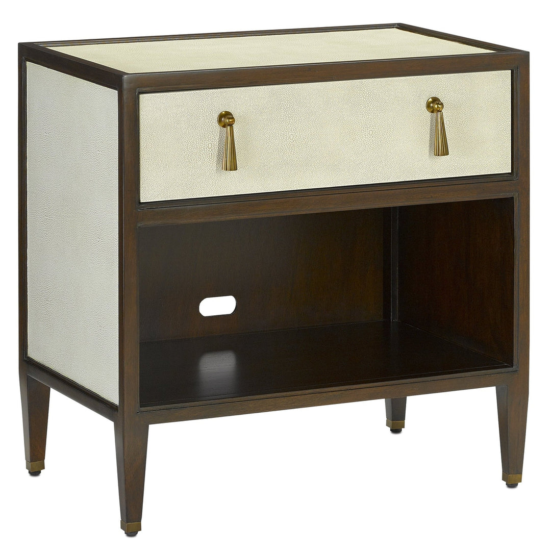 Evie Shagreen Nightstand-Currey-CURY-3000-0156-Nightstands-1-France and Son