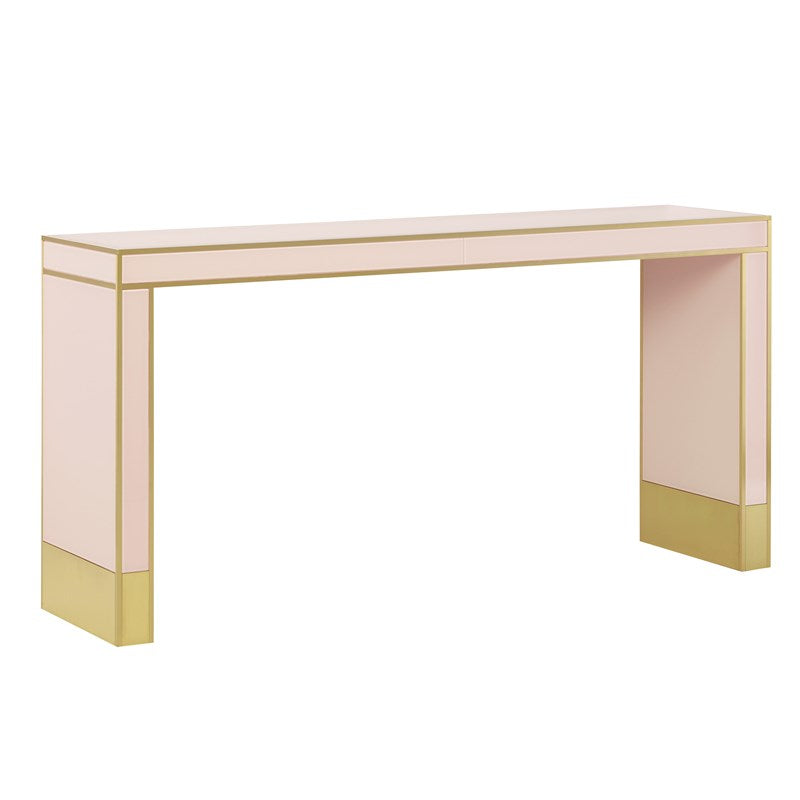 Arden Console Table-Currey-CURY-3000-0210-Console TablesPink-2-France and Son