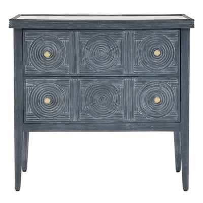 Santos Vintage Navy Chest-Currey-CURY-3000-0217-Side Tables-2-France and Son