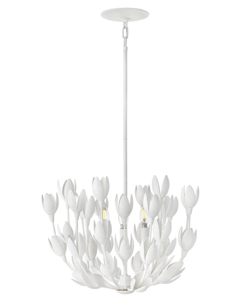 Foyer Flora - Medium Single Tier Pendant-Hinkley Lighting-HINKLEY-30011TXP-PendantsTextured Plaster-2-France and Son