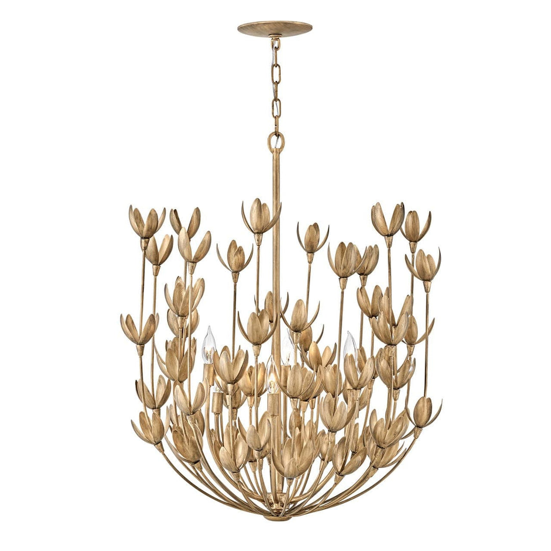 Flora Large Multi Tier-Hinkley Lighting-HINKLEY-30016BNG-ChandeliersBurnished Gold-1-France and Son