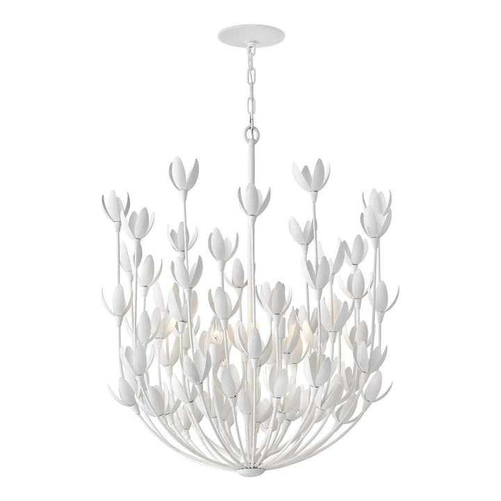 Flora Large Multi Tier-Hinkley Lighting-HINKLEY-30016TXP-ChandeliersTextured Plaster-4-France and Son