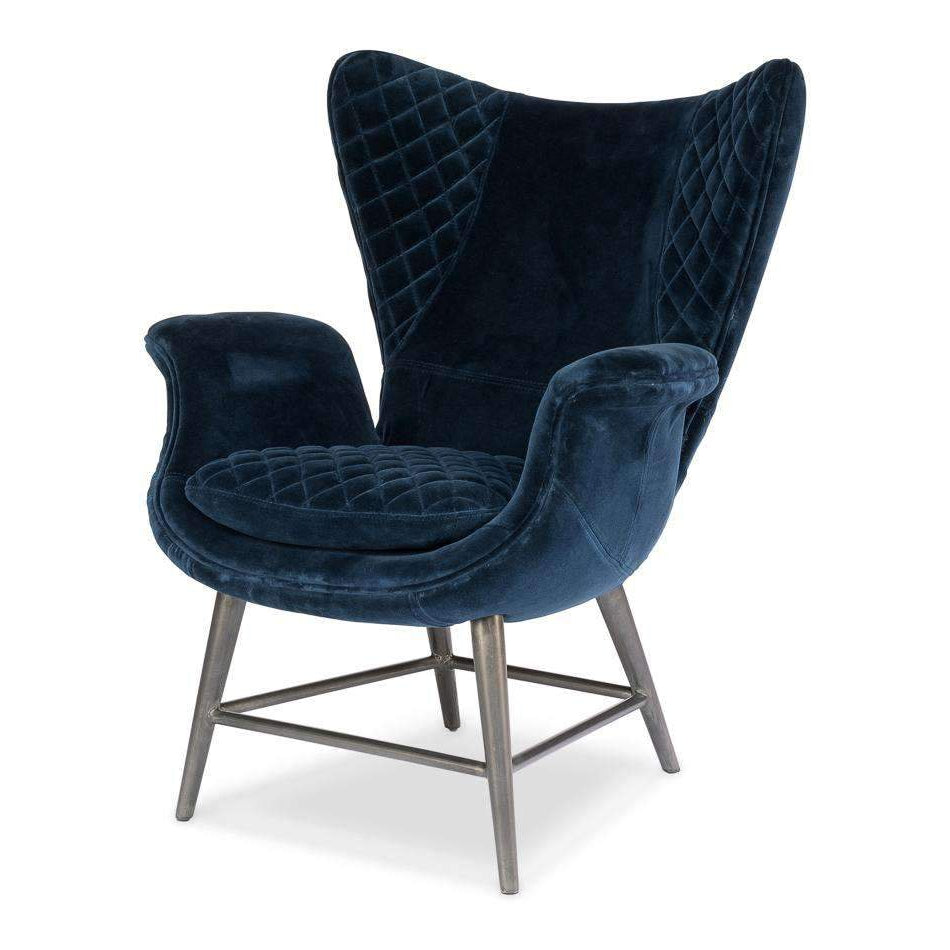 Wings Chair Blue-SARREID-SARREID-30027-Lounge Chairs-1-France and Son